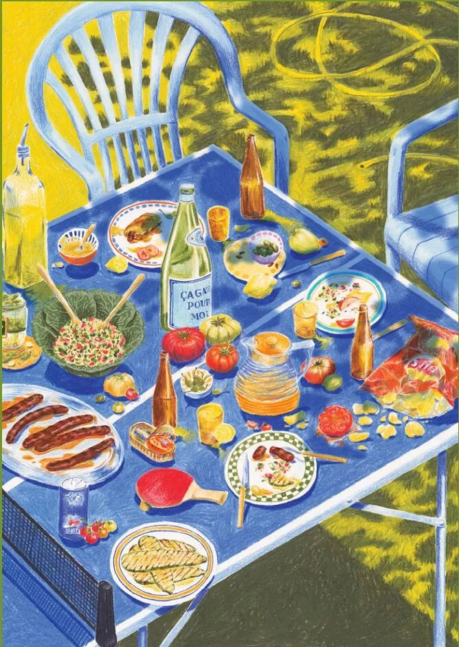 Puzzle Jour Férié "Manger dehors" 1000 piezas