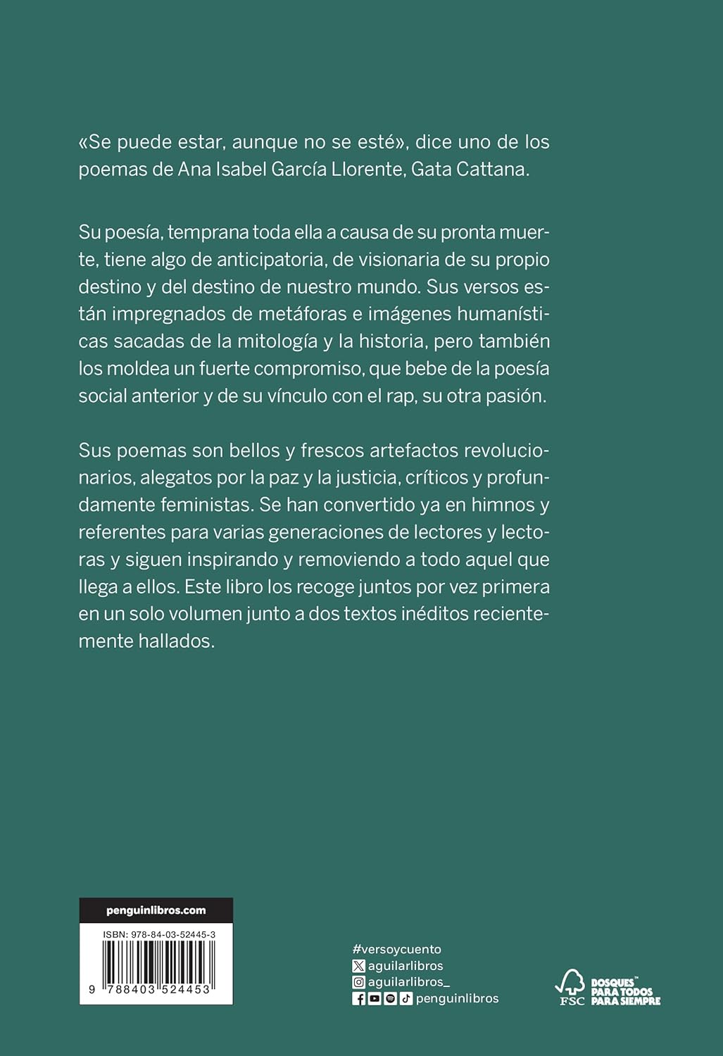 Poesía Completa | Gata Cattana