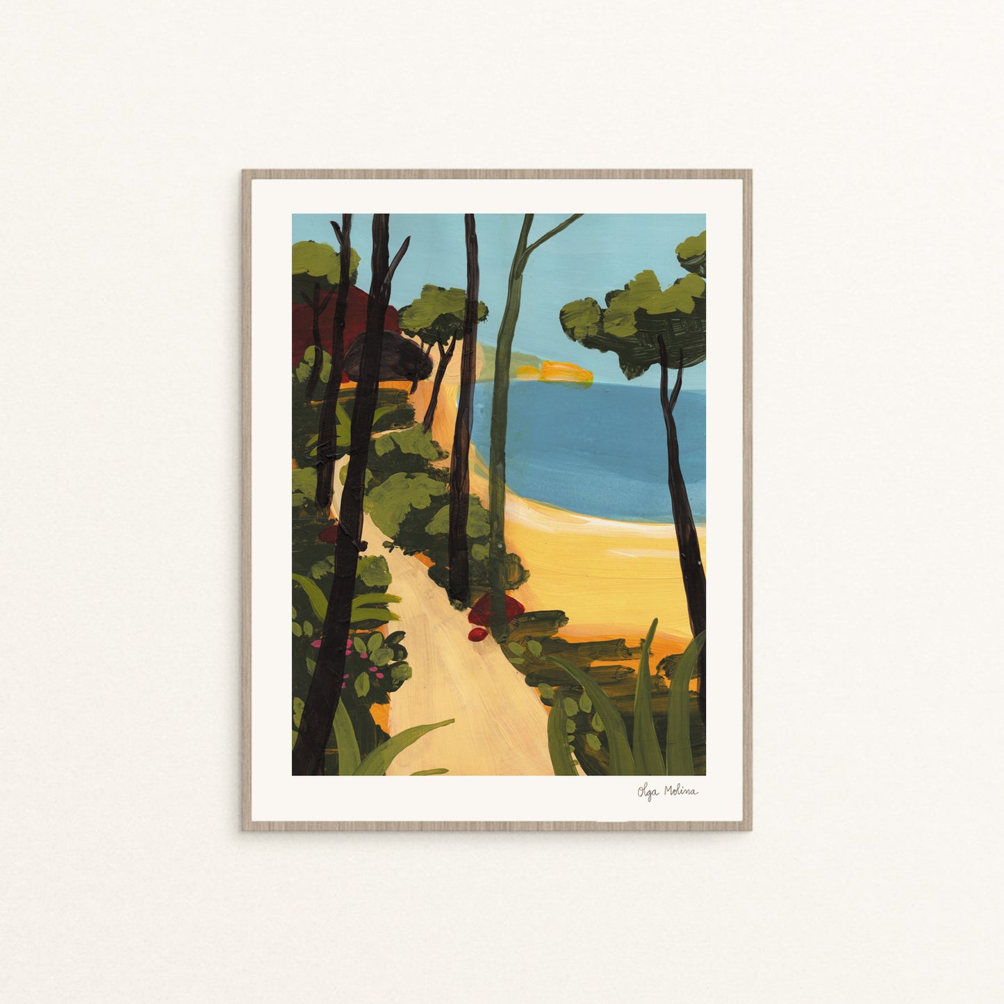 Camí vora la platja