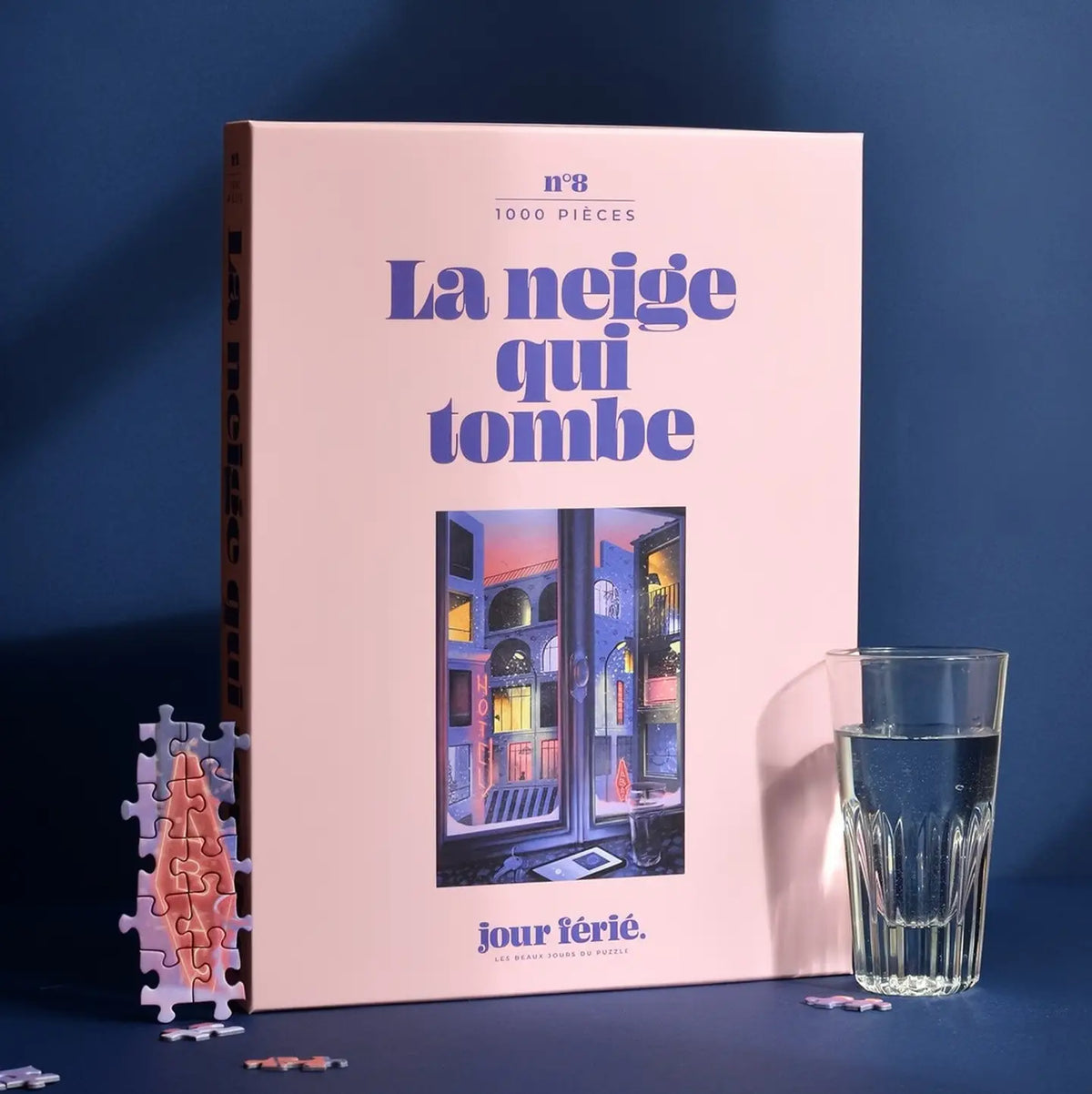 Puzzle Jour Férié "La nieve que cae" 1000 piezas