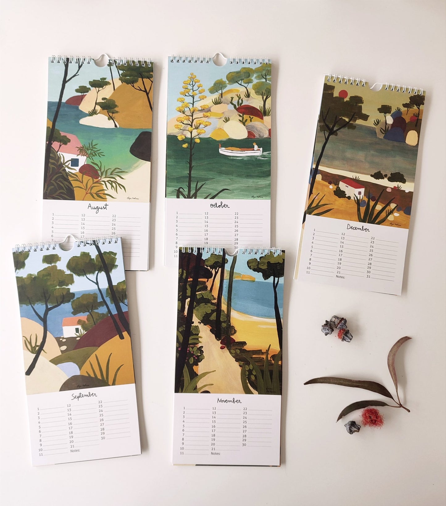 Calendario perpetuo Mediterranean