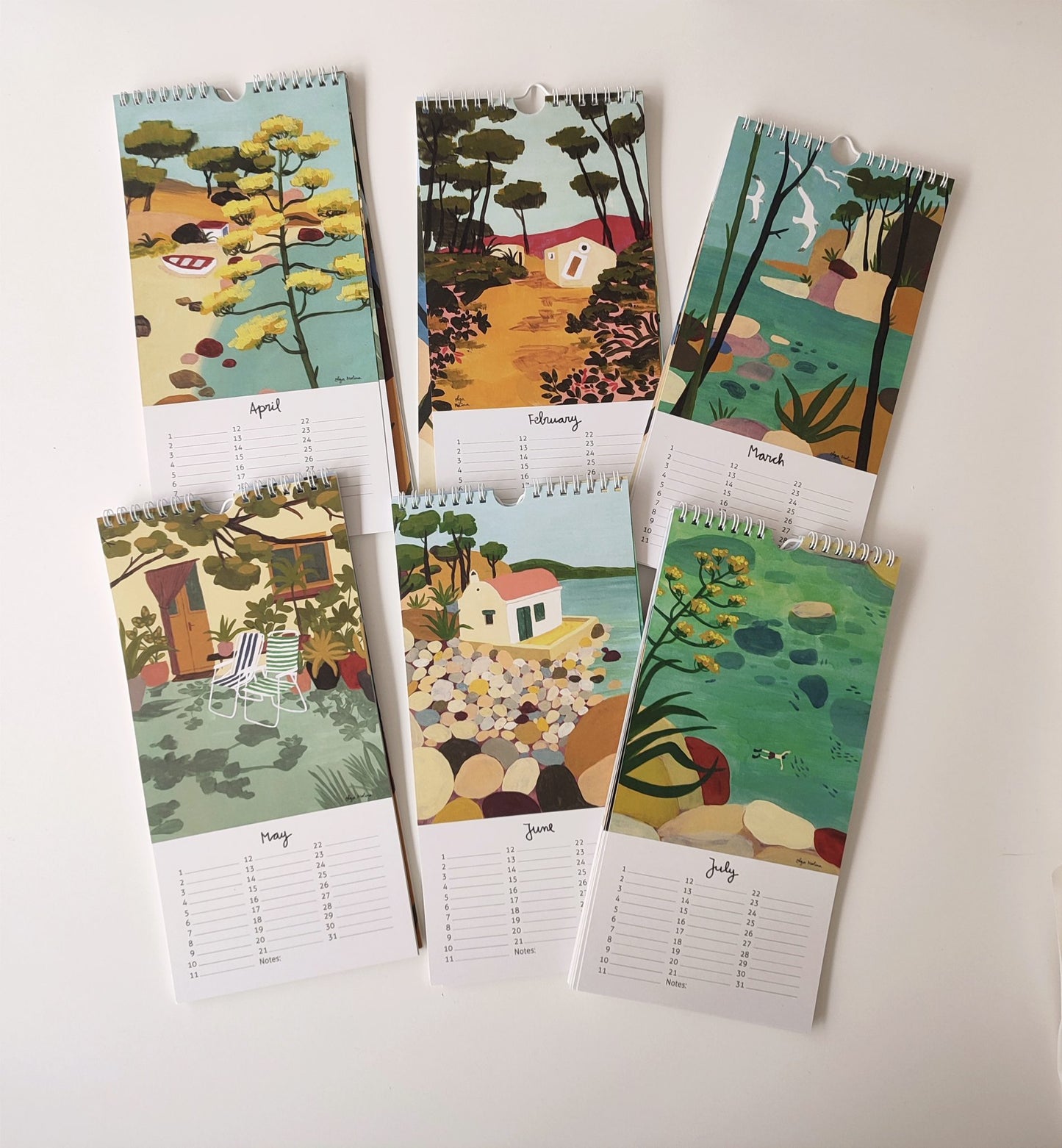 Calendario perpetuo Mediterranean