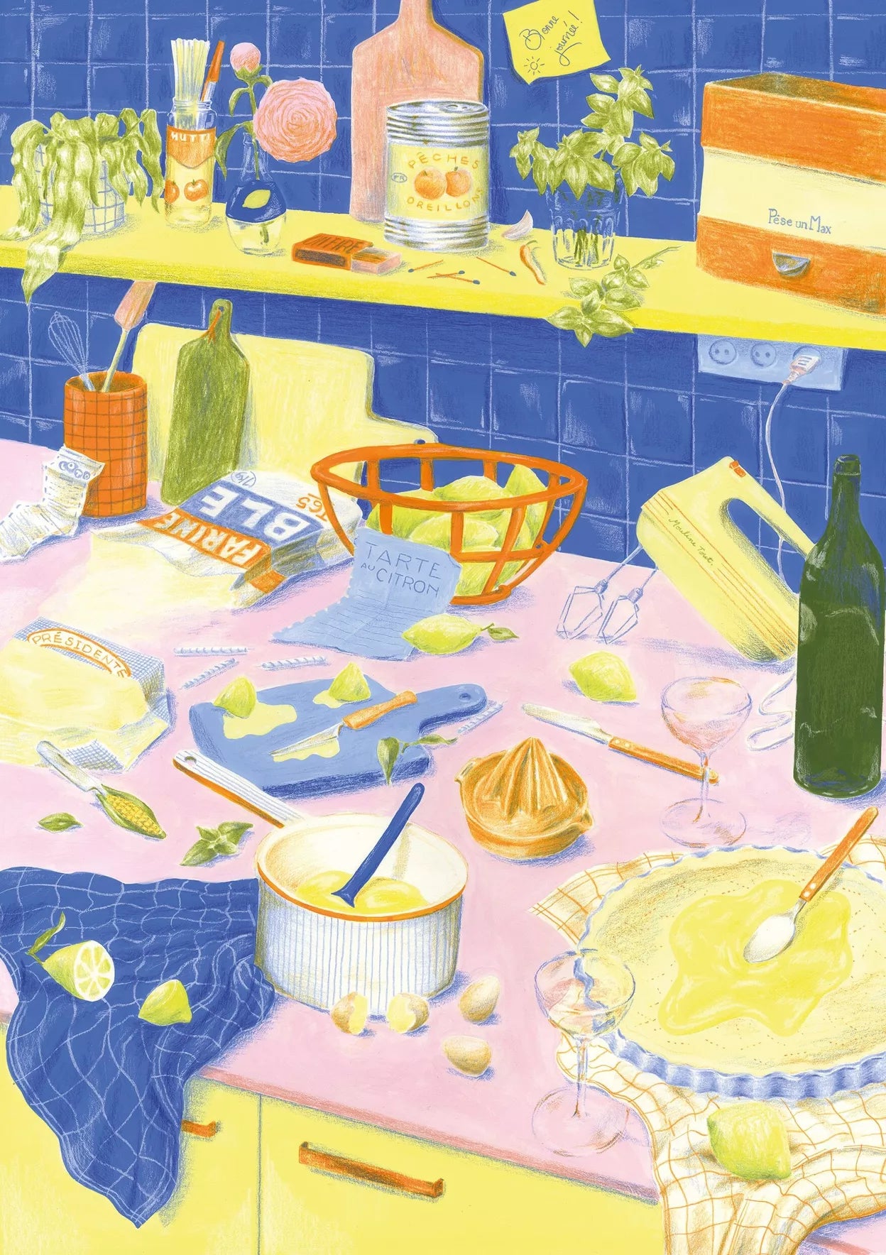 Puzzle Jour Férié "La tarte au citron" 1000 piezas