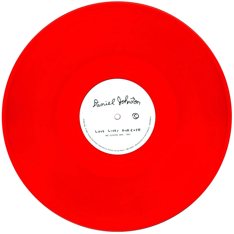 Daniel Johnston - Love Lives Forever (BBC Sessions 2003-2011) 2LP Rojo