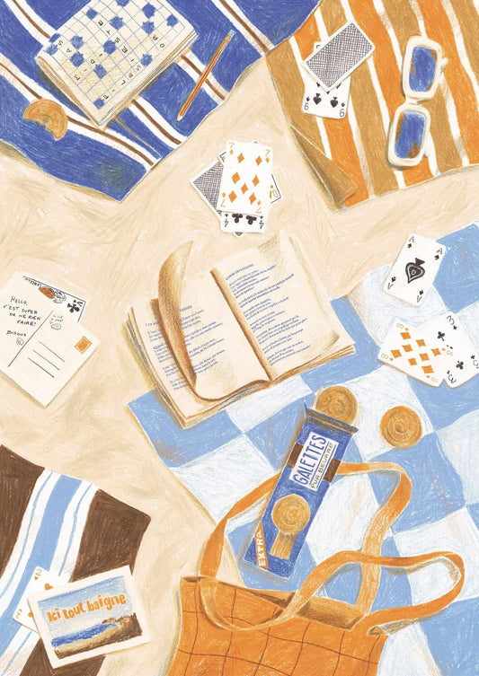 Puzzle Jour Férié "Du sable entre les pages" 500 piezas
