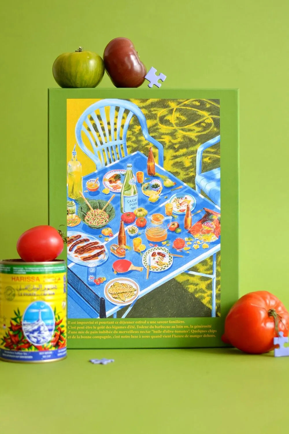 Puzzle Jour Férié "Manger dehors" 1000 piezas