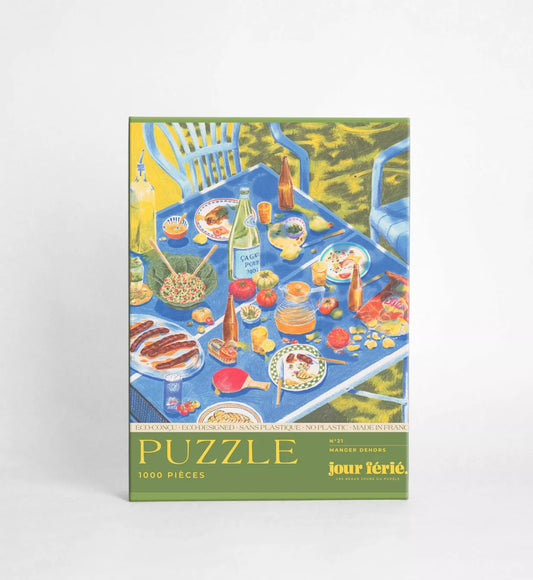 Puzzle Jour Férié "Manger dehors" 1000 piezas
