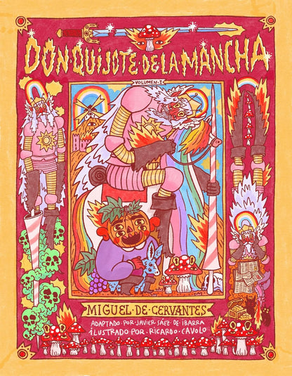 Don Quijote de La Mancha | Ilustrado por Ricardo Cavolo