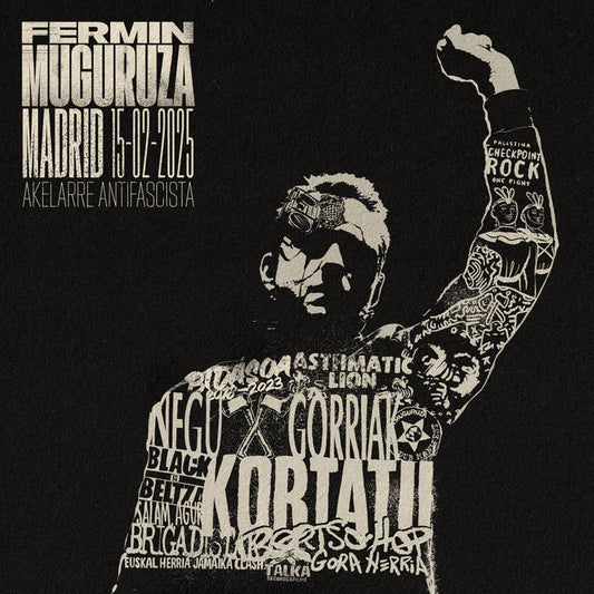 Fermin Muguruza - Madrid 15-02-2025 Akelarre Antifascista 3LP