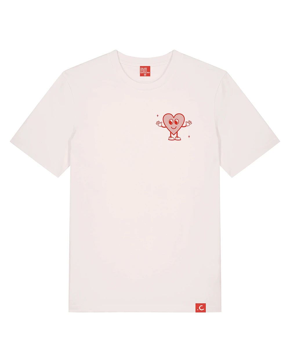 Camiseta Orgánica Unisex "Corazón Contento"