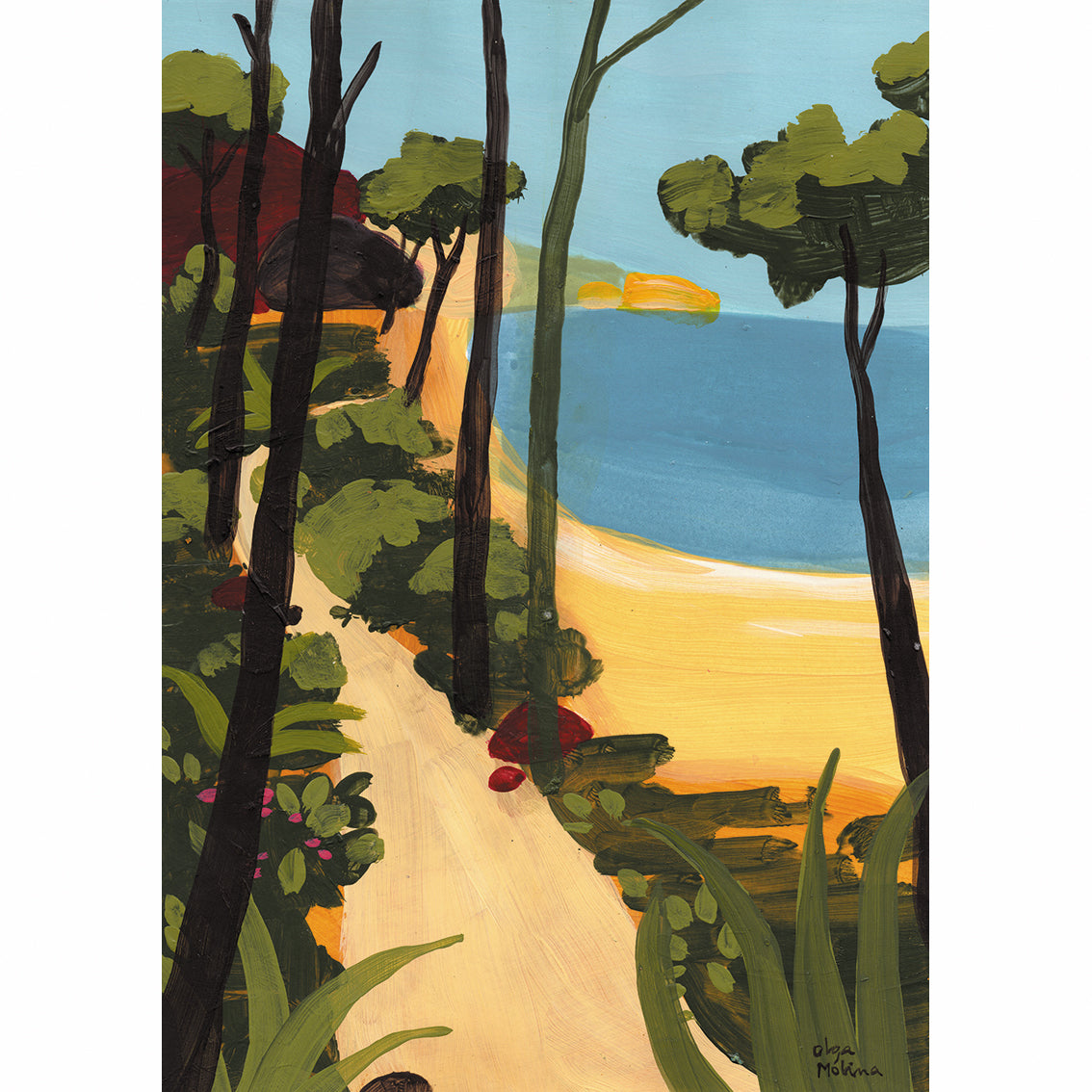 Camí vora la platja